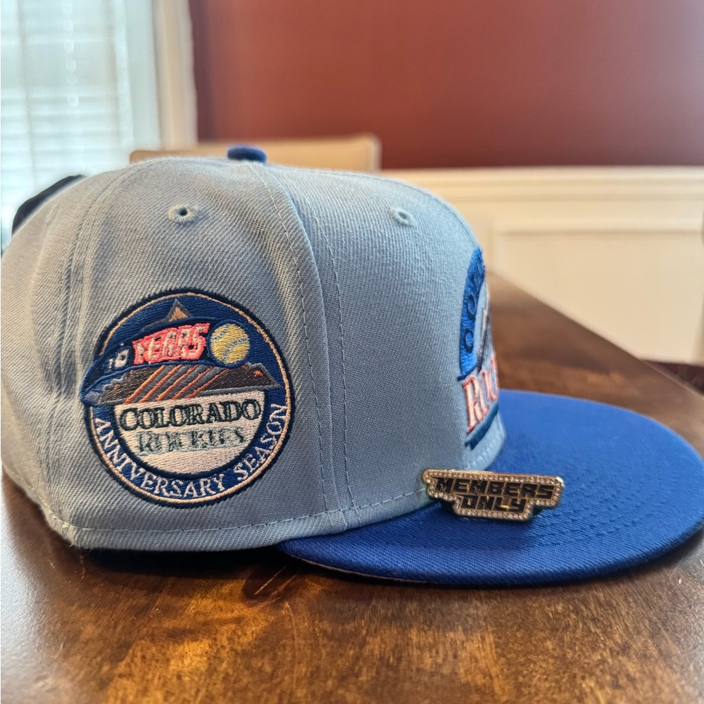New Era Kids Blue and Gray Baseball Cap